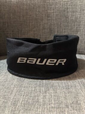 Bauer NLP21 Hockey Cut Resistant Neck Guard Senior Large XL Black